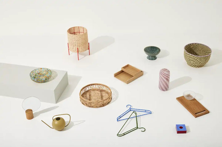 Hübsch Formu Korb Large Natur (2er-Set)