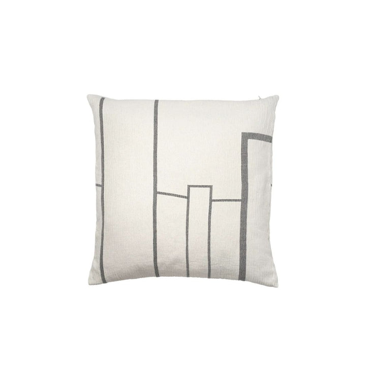 Kristina Dam Studio Architecture Cushion Cover, Off White/Black Melange