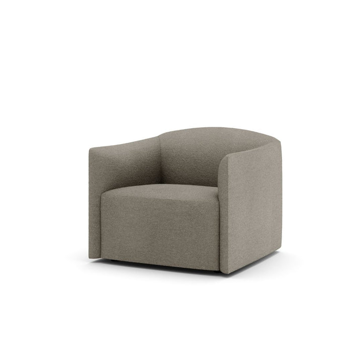 New Works Shore Loungesessel Extended Base, Marlon Taupe