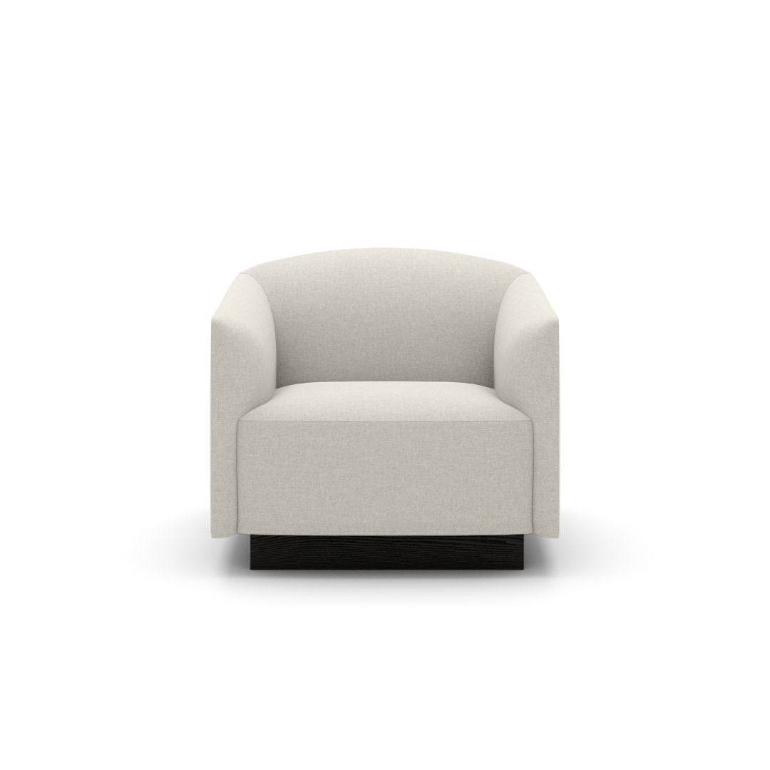 New Works Shore Loungesessel Plinth, Drake Spacedust