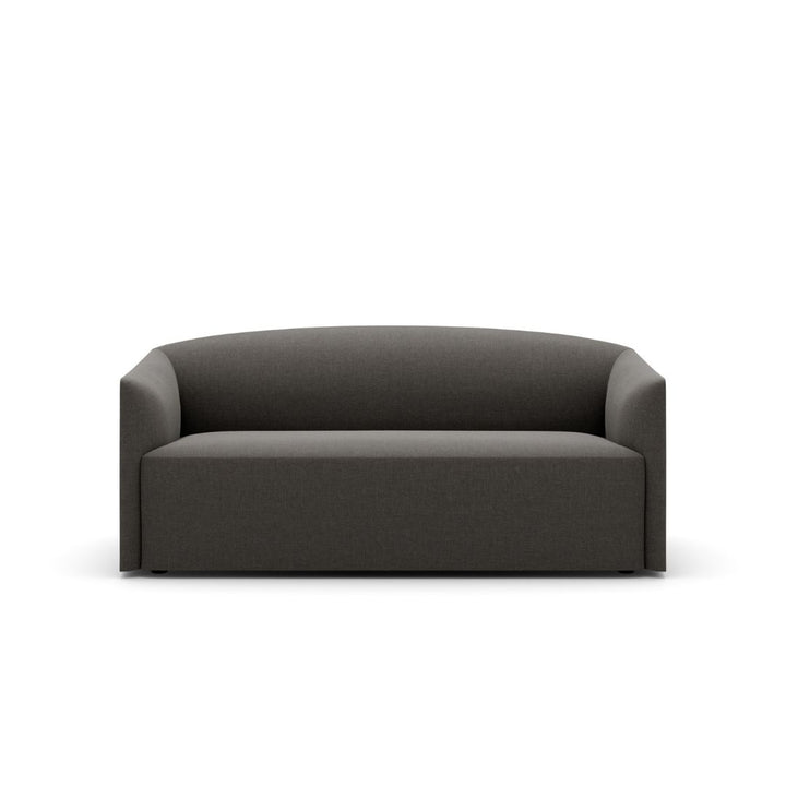 New Works Shore 2-Sitzer-Sofa mit verlängerter Basis, Ruskin Grey Seal