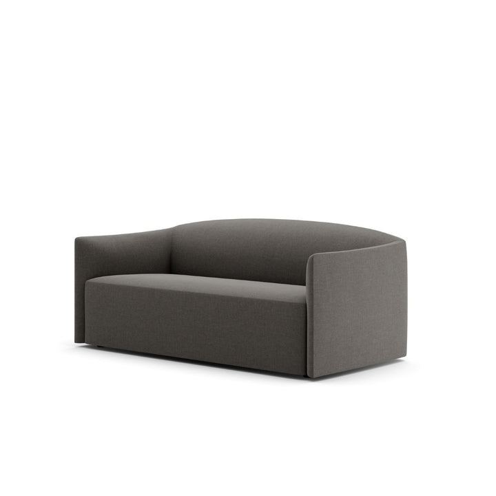 New Works Shore 2-Sitzer-Sofa mit verlängerter Basis, Ruskin Grey Seal