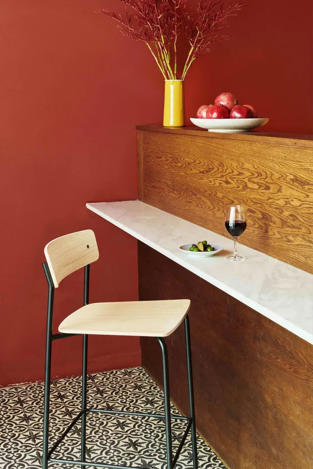 TAKT Cross Bar Chair Tube H75, Geräucherte Eiche