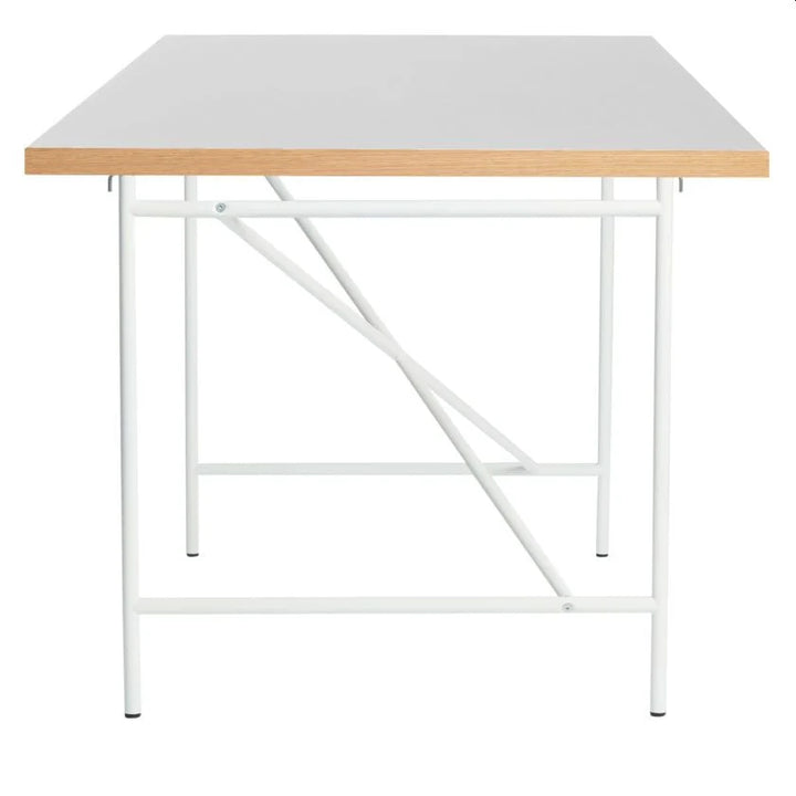 Egon Eiermann Tisch, 160x80 cm, Weiß / Weiß
