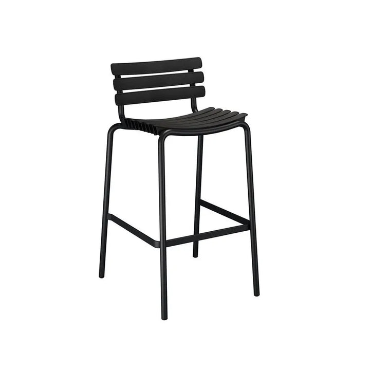 HOUE ReCLIPS Outdoor Barhocker, Schwarz