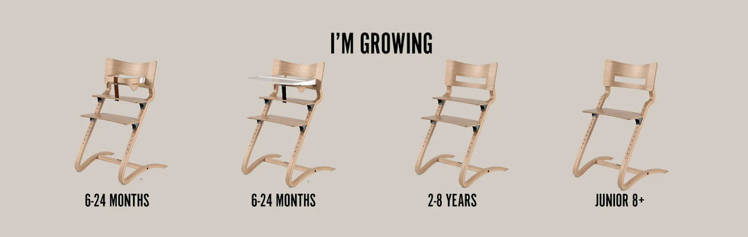 Leander Classic™ Hochstuhl o. Bügel, Whitewash