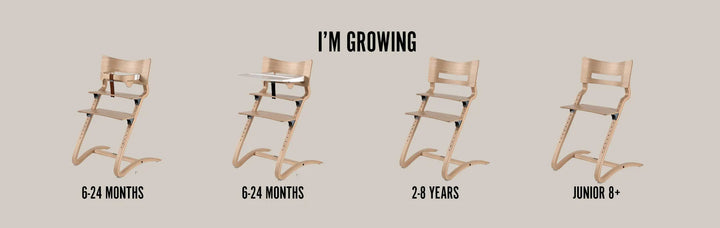 Leander Classic™ Hochstuhl o. Bügel, Whitewash