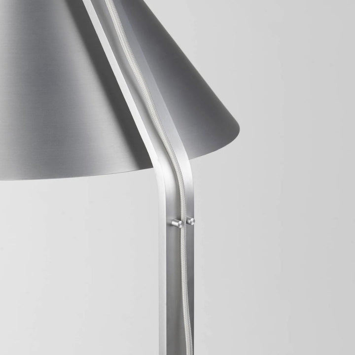 Kristina Dam Studio Cone Table Lamp, Børstet Aluminium