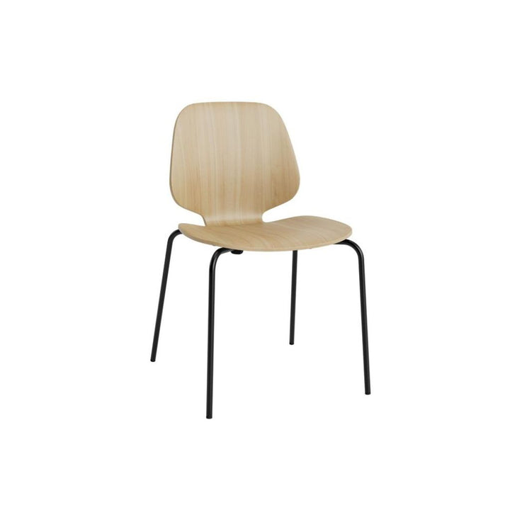 Normann Copenhagen My Chair Stuhl, Eiche / Schwarzer Stahl