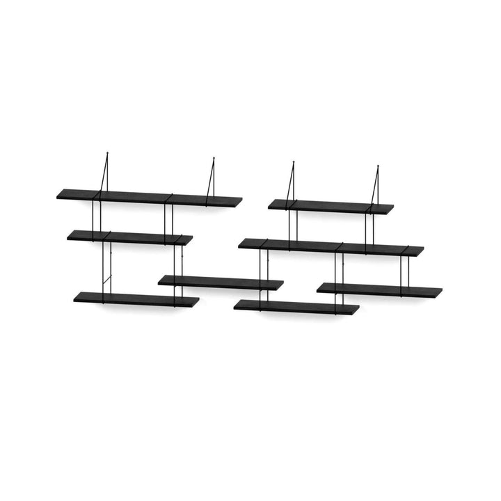 Studio Hausen Link Regal set DUO Schwarz / Schwarz