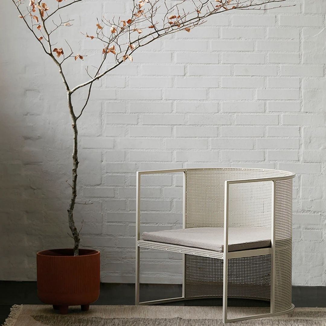 Kristina Dam Studio Bauhaus Lounge Sessel, Beige