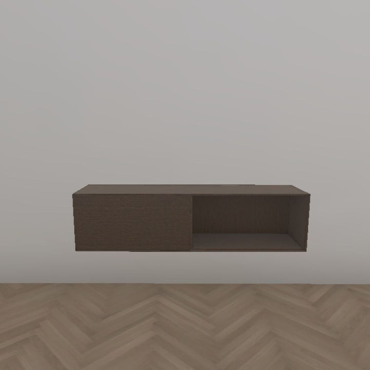 Hammel Furniture EDGE Bücherregal m. Holztür, Räuchereiche