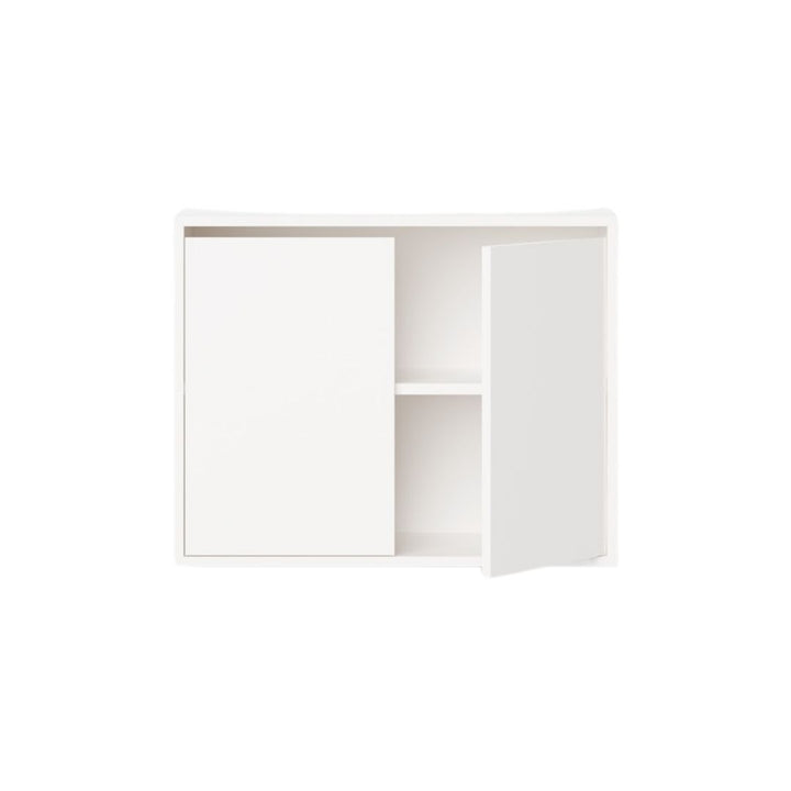 New Works Cabinet Hochschrank mit Türen, Weiß