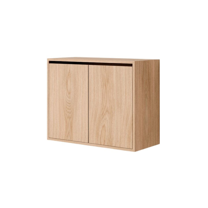New Works Cabinet Hochschrank mit Türen, Eiche