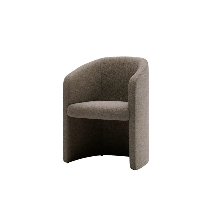 New Works Covent Club Chair Esszimmerstuhl, Taupe Recyclingwolle