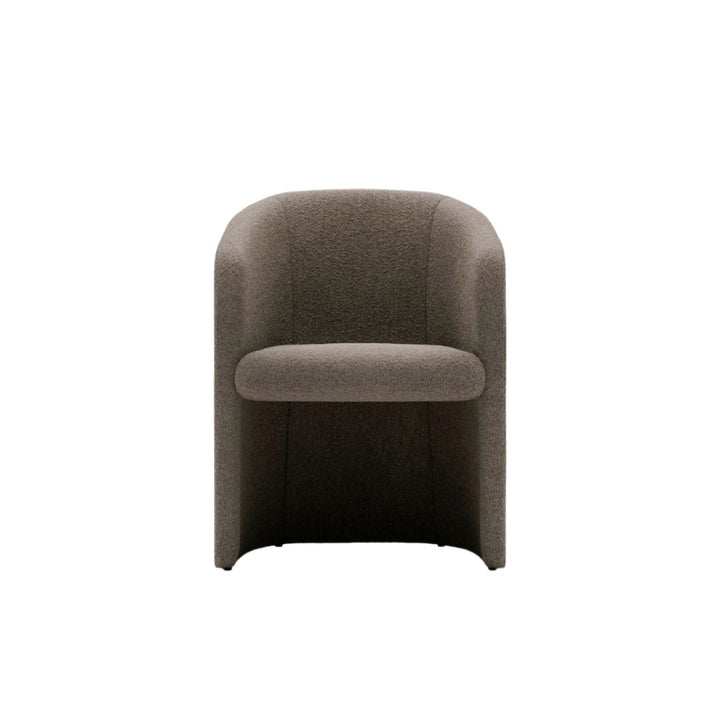New Works Covent Club Chair Esszimmerstuhl, Taupe Recyclingwolle