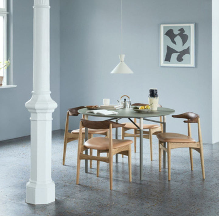 Warm Nordic Affinity Round Esstisch, Hellgrün