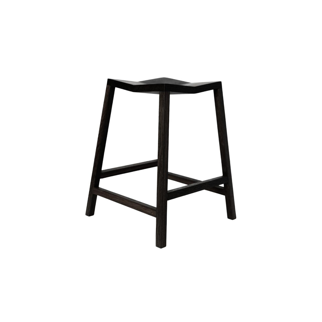 Anklang AN00 Hocker, Esche / Schwarz Leinöl