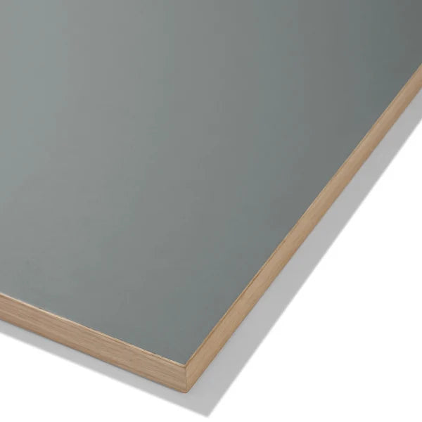 Egon Eiermann Bord, 200x90 cm, Mørkegrå / Sort