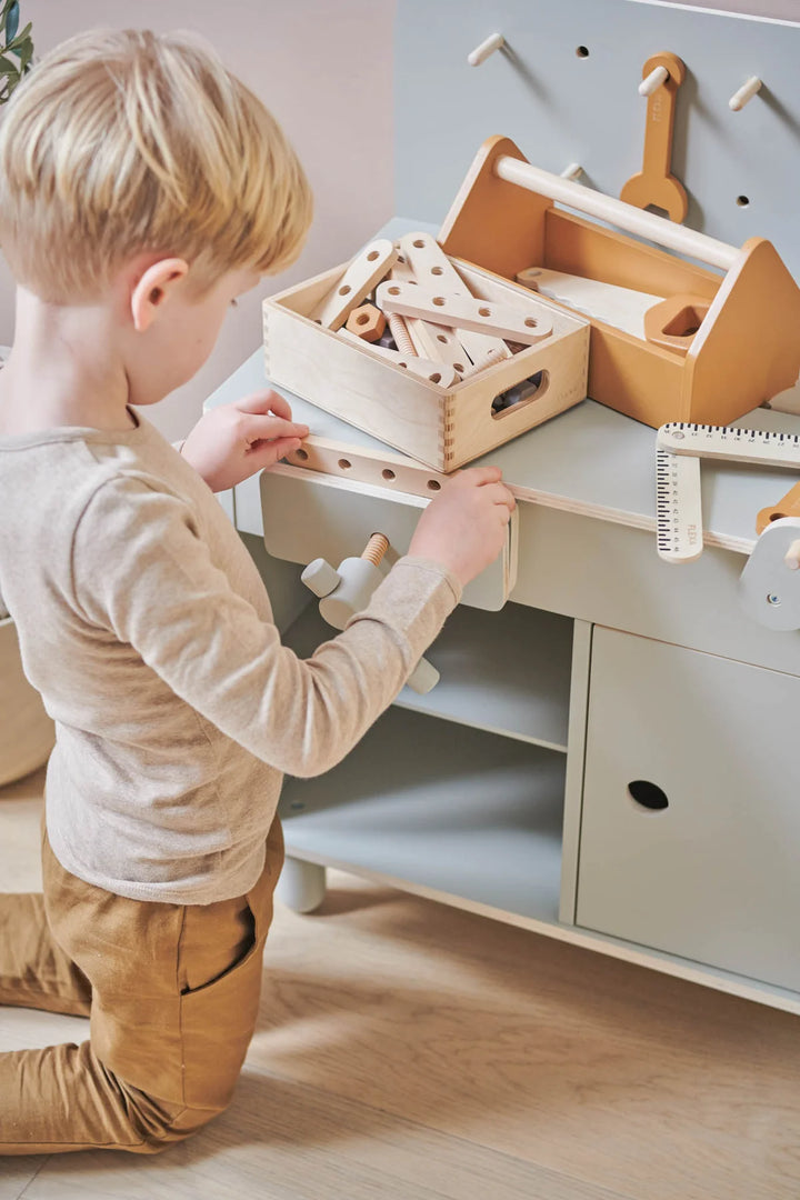 FLEXA Play Werkzeugkiste, Senf