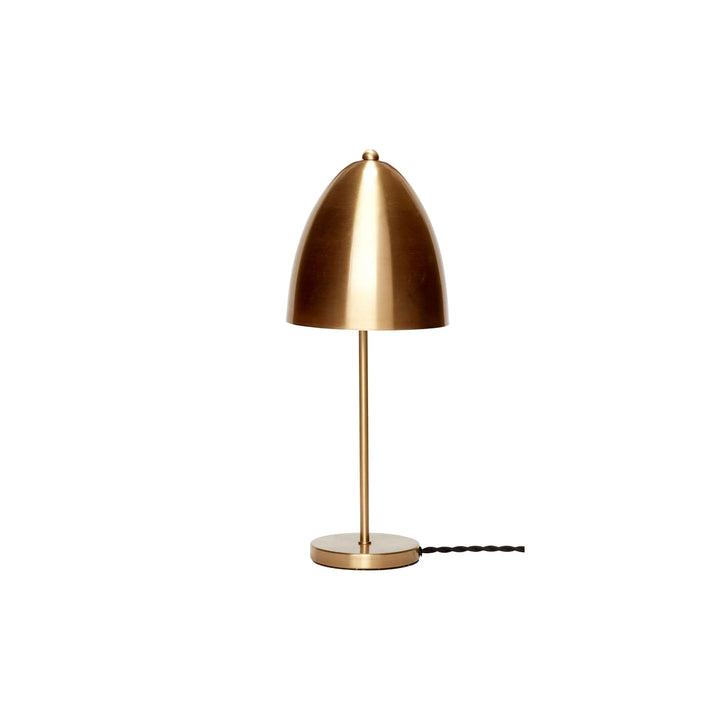 Hübsch Cap Tischlampe Messing