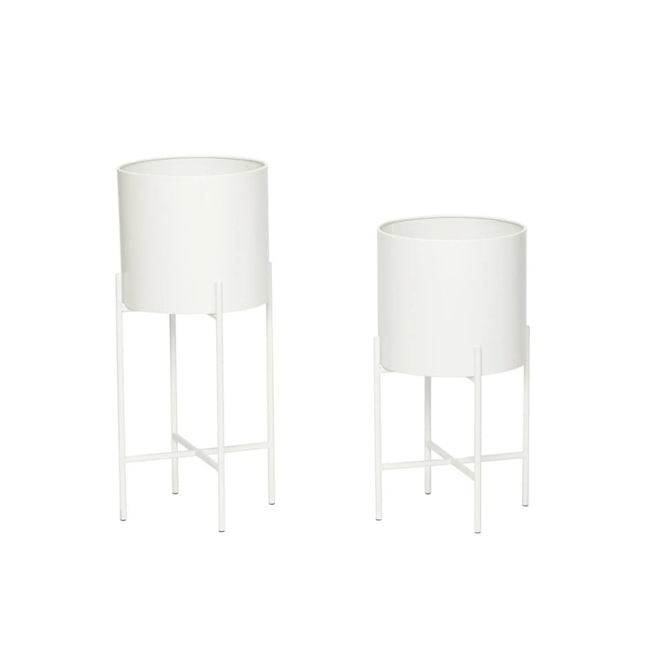 Hübsch Airy Potter Weiß (2er-Set)