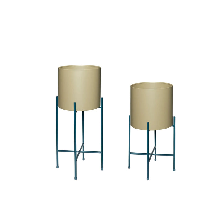 Hübsch Airy Potter Khaki (2er-Set)