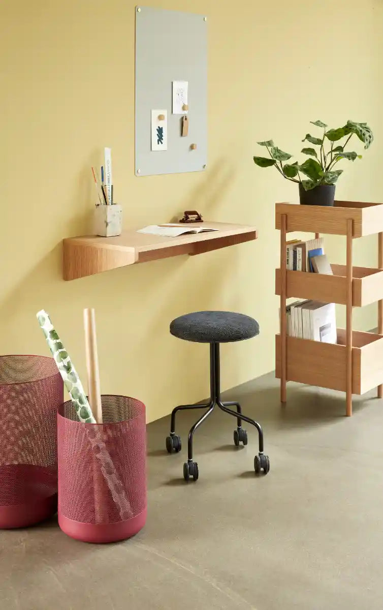 Hübsch Edge Kurve Burgundy (sæt af 2)