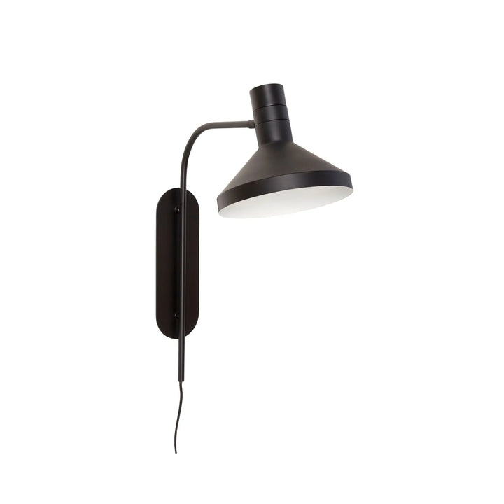 Hübsch Studio Wandleuchte Schwarz