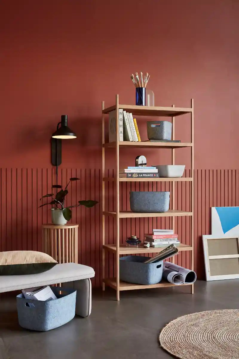 Hübsch Studio Wandleuchte Schwarz
