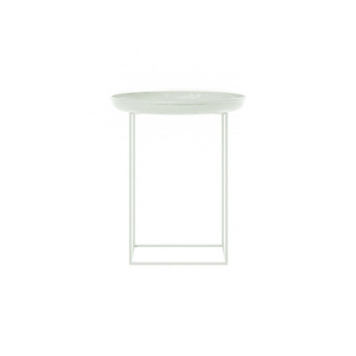 NORR11 Duke Couchtisch Ø45, lackiert/mineralgrün