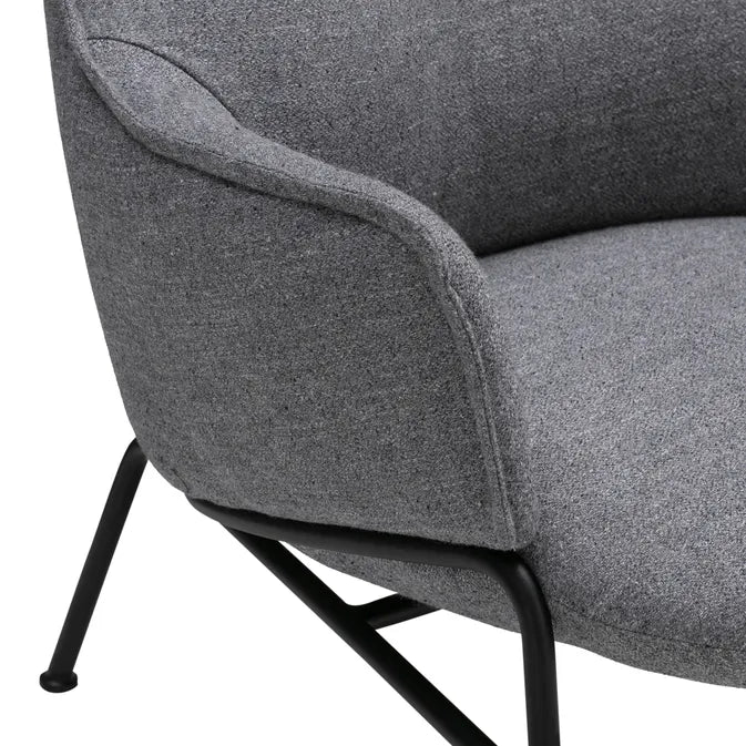 Wendelbo Aloe Loungesessel, Grau (Agata 04)