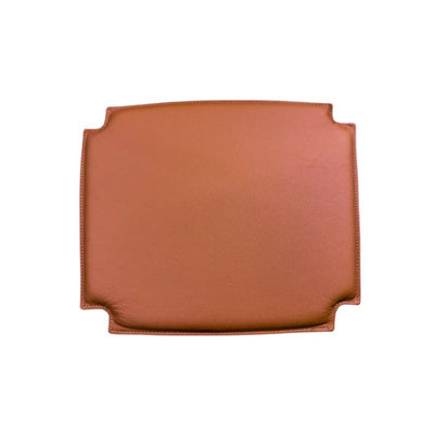 Bent Hansen Sædehynde til CH24 Y-stol, Soft rødbrun læder