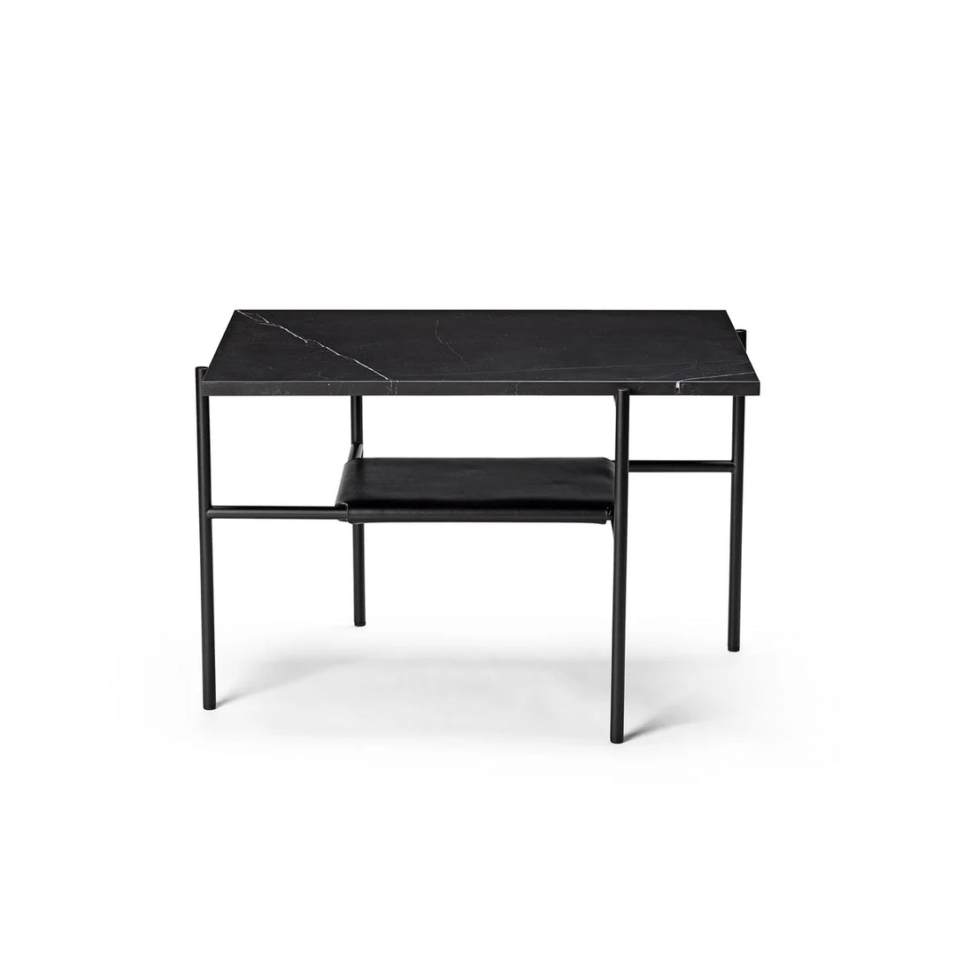 Sofatisch - Marmor, Nero, H44