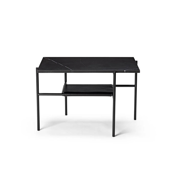 Sofatisch - Marmor, Nero, H44