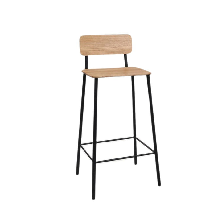 FRAMA Adam Chair Barhocker H76, Eiche / Schwarz