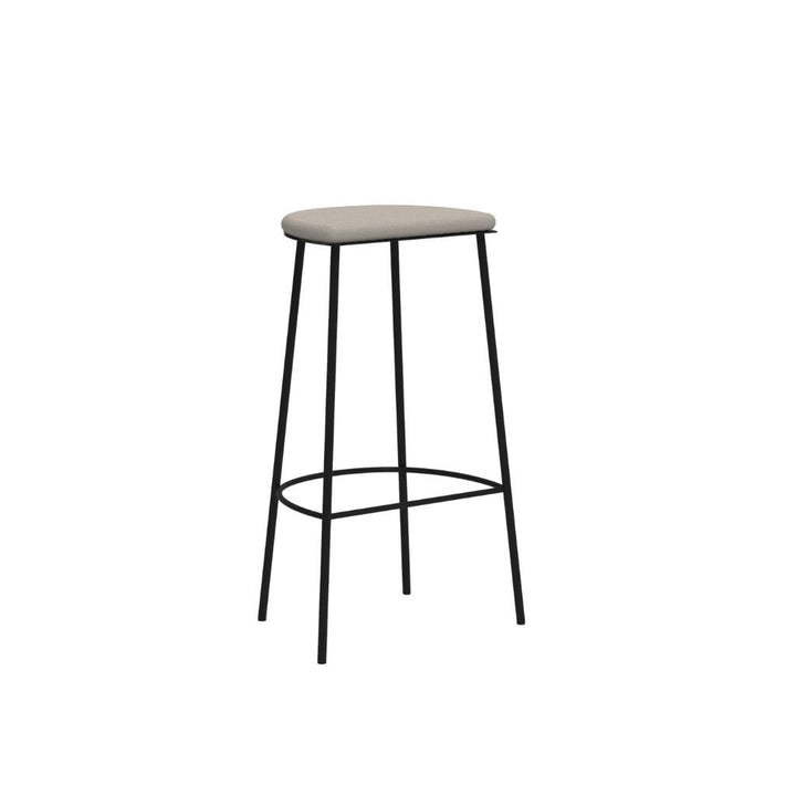 FRAMA Sketch 021 Barhocker H76, Natur Canvas / Schwarz