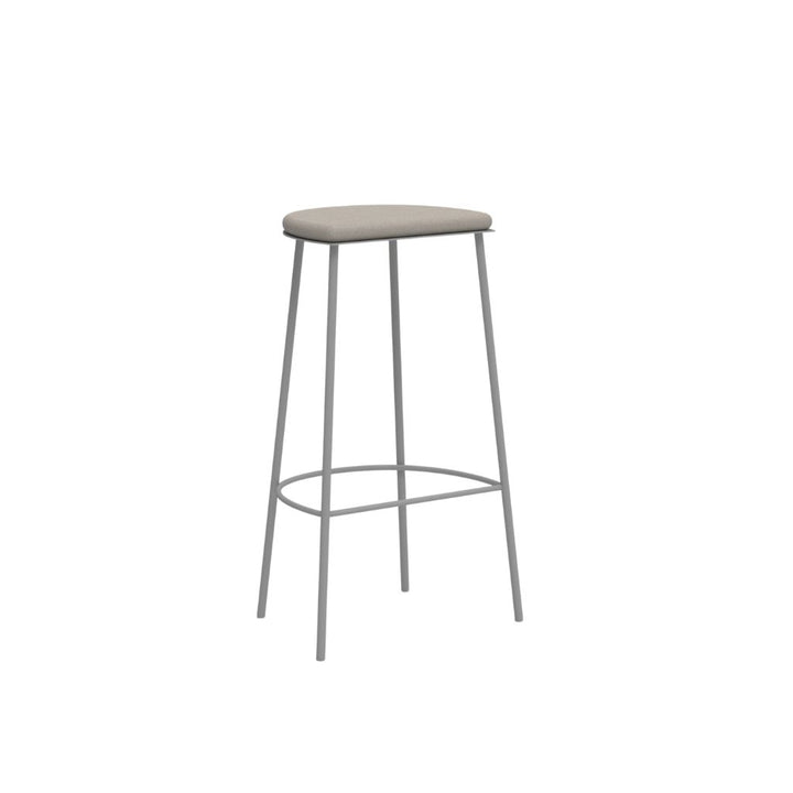FRAMA Sketch 021 Barhocker H76, Natur Canvas / Grau