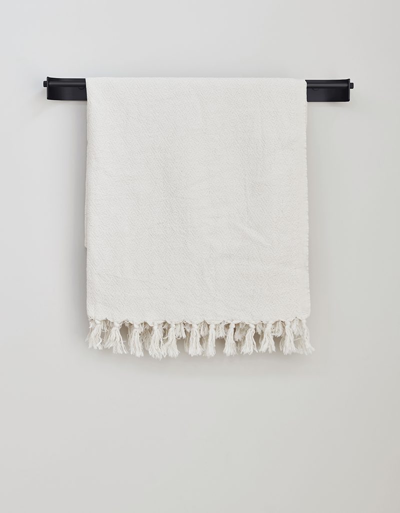 Form & Refine Arc Towel Bar Single Håndklædestang, Sortllakeret rustfrit stål