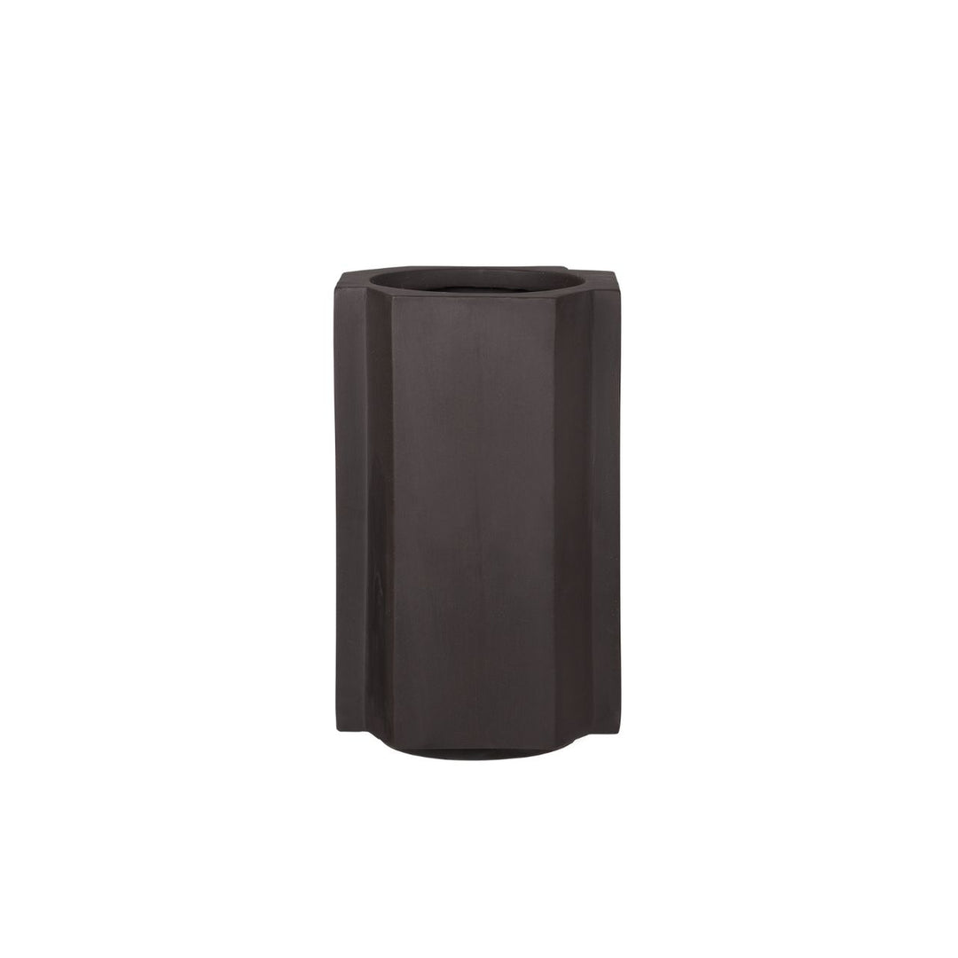 LOUISE ROE Funki Topf, Small, erdbraun
