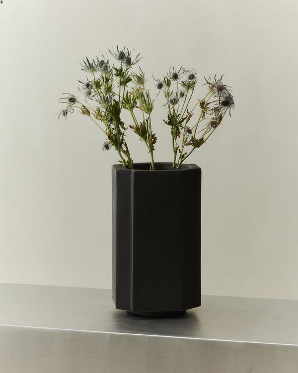 LOUISE ROE Funki Topf, Small, erdbraun