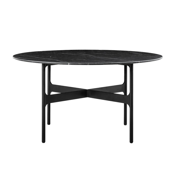 Wendelbo Floema Tisch Ø140, Nero Marquina Marmor