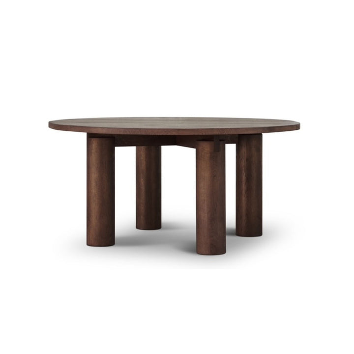 Fora Projects Round Dining Table Ø145, Røget Eg