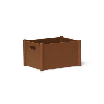 Form & Refine Pillar Storage Box, Medium, Clay Brown