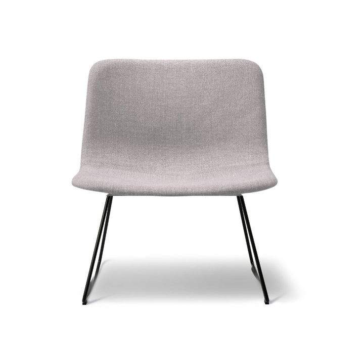 Fredericia Pato Lounge Sessel – Natur / Schwarzes Stahlgestell
