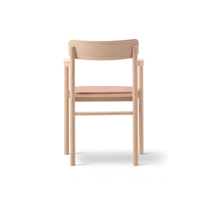 Fredericia Post Chair Sitzpolster – Esche / Leder Max 91 Nutshell