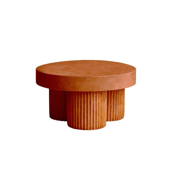 NORR11 Gear Couchtisch Ø70, Magnesiumoxid/Terrakotta