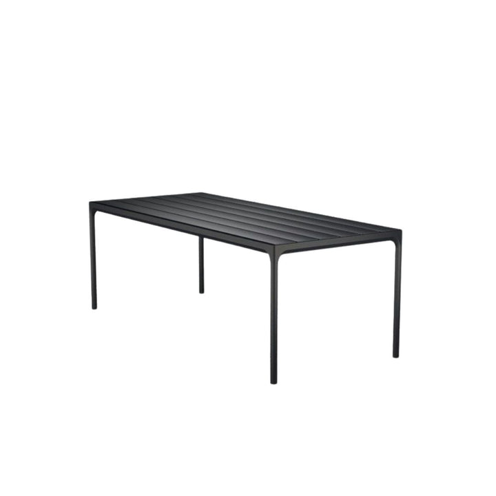 HOUE FOUR Havebord 210x90 cm, Sort