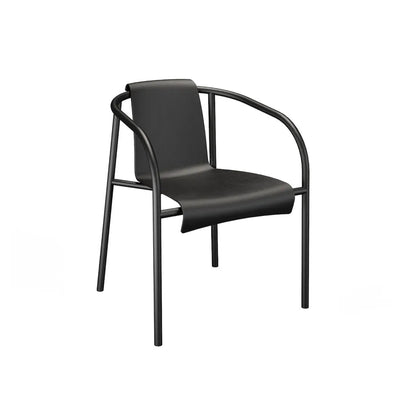 HOUE NAMI Dining Chair with Armrest, Havestol, Sort
