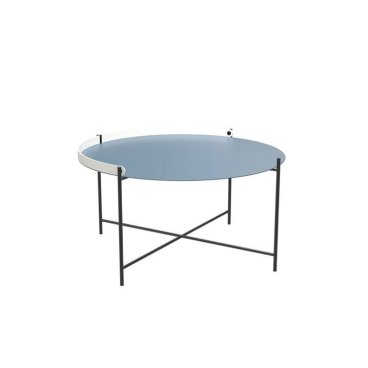 HOUE EDGE Tabletttisch Ø76, Dueblå